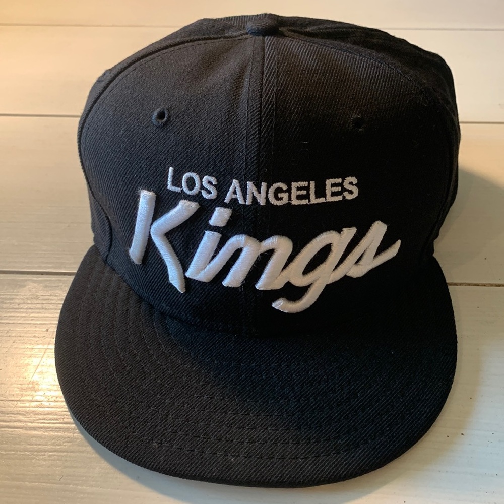 New Era size 7 3/4 Los Angeles Kings fitted hat.